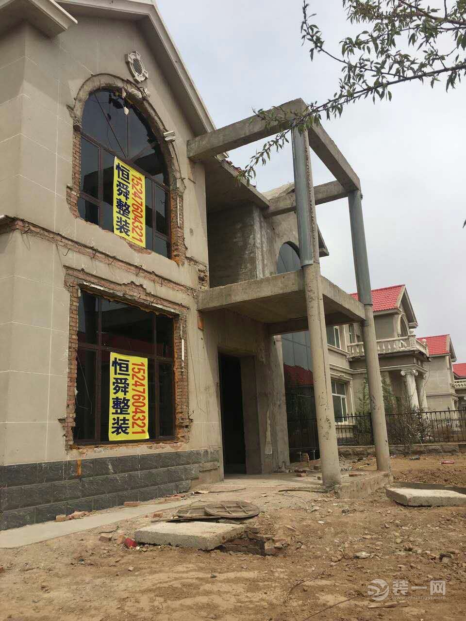 万鸿别墅-赤峰恒舜装饰在线工地